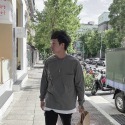 🔥現貨 韓國 純棉 復古 水洗 口袋 長T  羅紋袖 長袖T桖 寬鬆 落肩 OVERSIZE-規格圖11