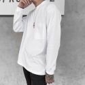🔥現貨 韓國 純棉 復古 水洗 口袋 長T  羅紋袖 長袖T桖 寬鬆 落肩 OVERSIZE-規格圖11