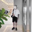 【B.Y】 現貨 古著 水洗 口袋 五分TEE 五分袖 口袋 短袖T桖 寬鬆 落肩 OVERSIZE-規格圖11
