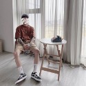 【B.Y】 現貨 古著 水洗 口袋 五分TEE 五分袖 口袋 短袖T桖 寬鬆 落肩 OVERSIZE-規格圖11