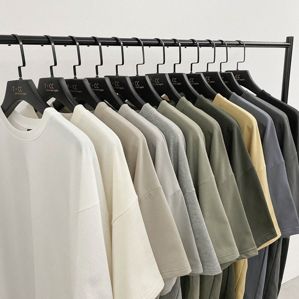 【B.Y】 🔥現貨 完美 古著 水洗 五分TEE 五分袖  短袖T桖 寬鬆 落肩 OVERSIZE-細節圖10