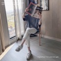 【B.Y】 🔥現貨 完美 古著 水洗 五分TEE 五分袖  短袖T桖 寬鬆 落肩 OVERSIZE-規格圖11