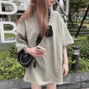 【B.Y】 🔥現貨 完美 古著 水洗 五分TEE 五分袖  短袖T桖 寬鬆 落肩 OVERSIZE-規格圖11