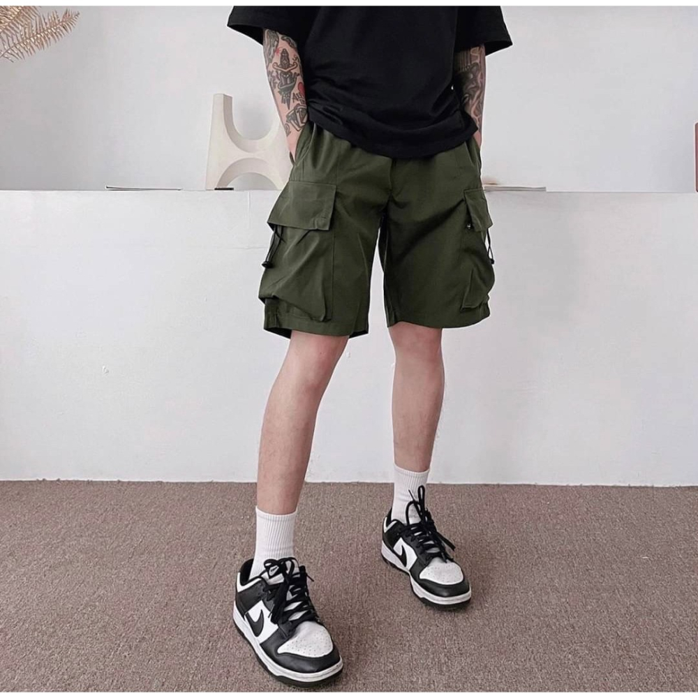 【B.Y】尼龍 防水 機能  短褲 工作短褲 工裝短褲 休閒短褲 短褲膝上-細節圖3