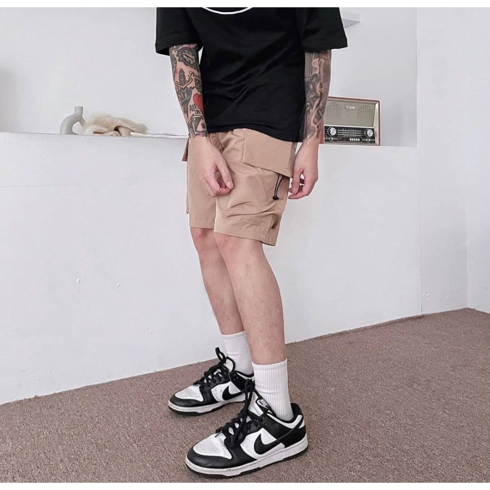 【B.Y】尼龍 防水 機能  短褲 工作短褲 工裝短褲 休閒短褲 短褲膝上-細節圖4