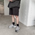 【B.Y】尼龍 拉鍊款 工作短褲 多口袋   工裝短褲 工作褲 休閒短褲-規格圖11