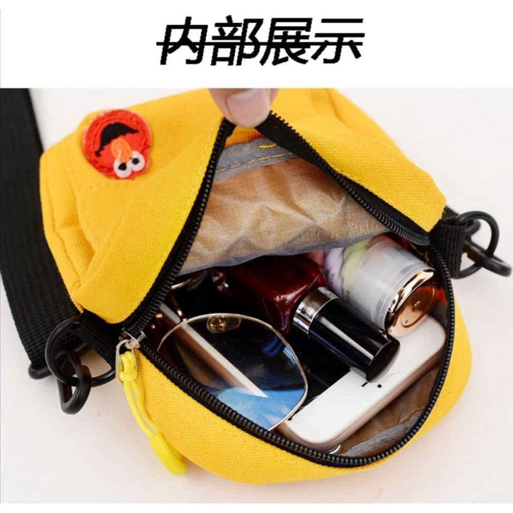 🎀 e家雜貨 🎀【台灣現貨】可愛卡通帆布小包 單肩側肩包-細節圖6