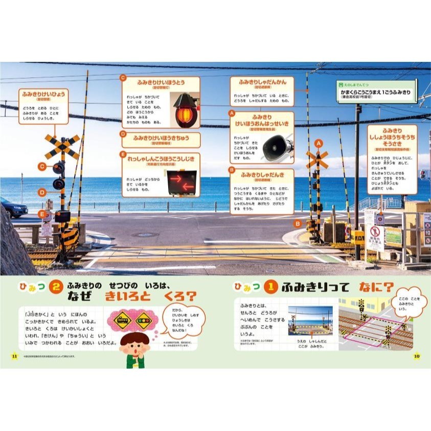 現貨 ⭐️ 日本🇯🇵 兒童雜誌📘 平交道雜誌 🚉 會發光・會響 超擬真平交道玩具書 ✨🎶 遮斷機 電車-細節圖3