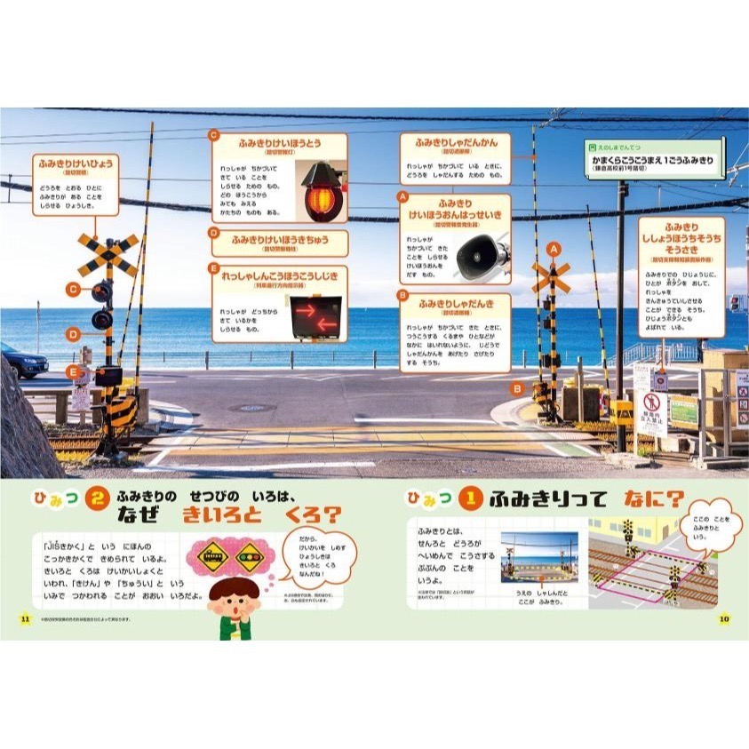 現貨 ⭐️ 日本🇯🇵 兒童雜誌📘 平交道雜誌 🚉 會發光・會響 超擬真平交道玩具書 ✨🎶 遮斷機 電車-細節圖3