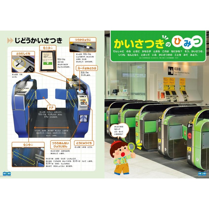 現貨 ⭐️ 日本🇯🇵 兒童雜誌📘 超擬真電車雜誌 🚉 電車I刷卡進站機✨🎶 會發聲會發光｜山手線 進站機真實音-細節圖3