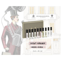 英國🇬🇧 Penhaligons潘海利根｜圖書館小香禮盒 10入噴頭款 LUNA 狐狸 月亮女神 橡樹 公鹿 黑玫瑰