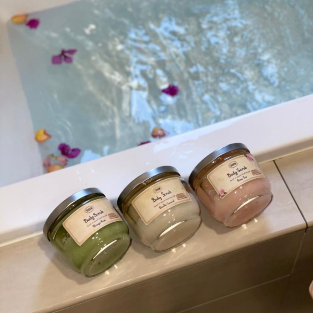 SABON｜磨砂膏600g 贈送木勺 綠玫瑰 經典 白茶 茉莉花語 玫瑰茶語 ｜來自以色列的頂級香氛保養品-細節圖7