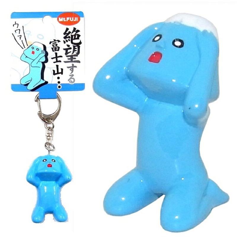 日本 Mt. FUJI 富士山吊飾 思考富士山 筋肉富士山 完成了富士山 黃昏富士山 屈膝富士山 坐姿 鑰匙圈 絕望富士-細節圖7