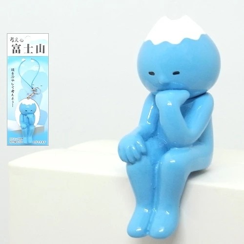 日本 Mt. FUJI 富士山吊飾 思考富士山 筋肉富士山 完成了富士山 黃昏富士山 屈膝富士山 坐姿 鑰匙圈 絕望富士-規格圖8