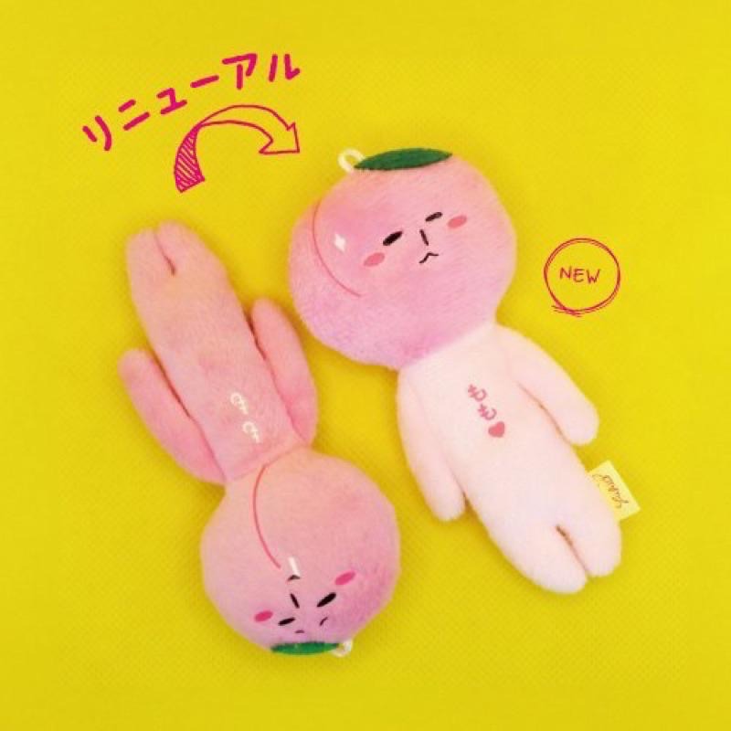 JP 日本 (水果) 限定 YUKIO 絨毛娃 吊飾 鑰匙圈 娃娃 草莓 哈密瓜 桃 葡萄 柑橘 哭泣桑-細節圖4