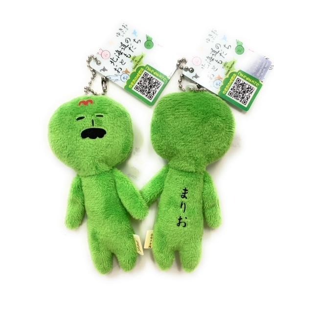 日本(北海道) 地域限定 YUKIO 絨毛娃 吊飾 鑰匙圈 鹿 綠藻 薰衣草 狐狸 熊 玉米 鹿 流冰妖精 北長尾山雀-規格圖6