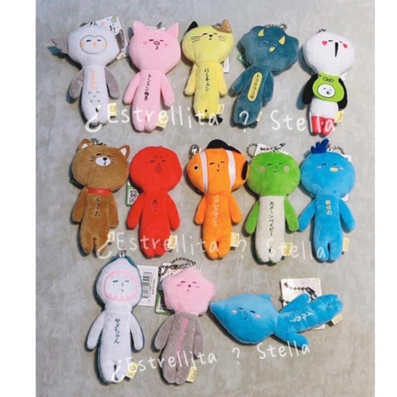 日本 (動物、海) 地域限定 YUKIO 絨毛娃 吊飾 醜娃 娃娃 兔子 忠犬 鯊魚 三毛貓 青鳥 企鵝 海豚 企鵝-細節圖4