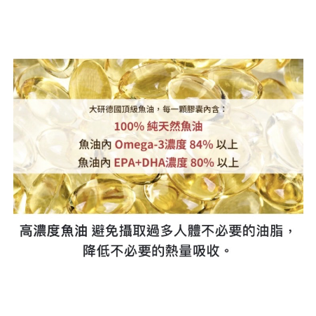 限時折扣 大研生醫德國頂級魚油 Omega-3 84% 大研生醫 德國頂級魚油 大研生醫魚油 大研生醫德國頂級魚油-細節圖5
