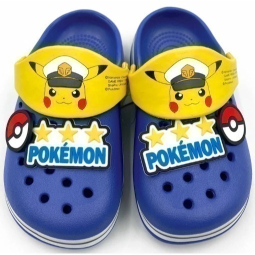 《現貨》日本 - 2025年 新款 Pokémon寶可夢限定兒童拖鞋 (A款)-細節圖2
