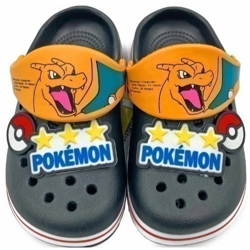 《現貨》日本 - 2025年 新款 Pokémon寶可夢限定兒童拖鞋 (A款)-細節圖5
