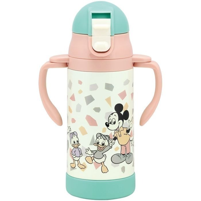 《現貨》日本 - Skater 2 ways 不鏽鋼雙耳保冷保溫吸管水壺-細節圖6