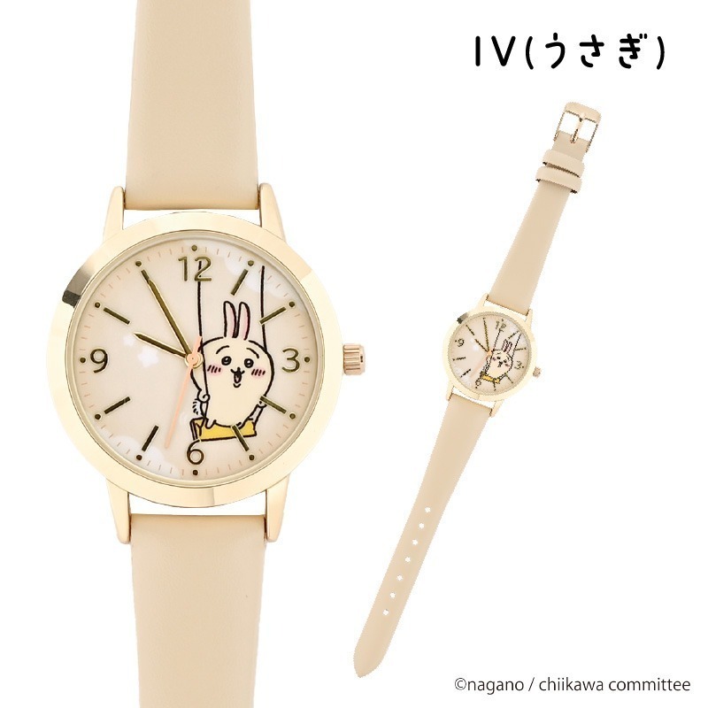 《現貨》日本 - chiikawa 吉伊卡哇 時尚合成皮革手錶-細節圖5