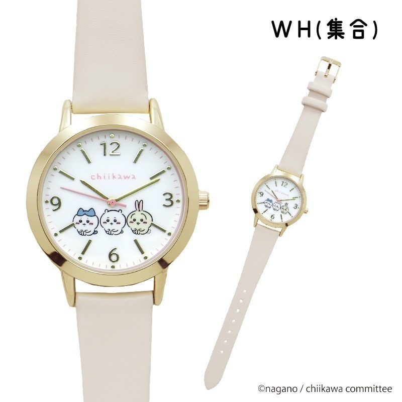 《現貨》日本 - chiikawa 吉伊卡哇 時尚合成皮革手錶-細節圖6
