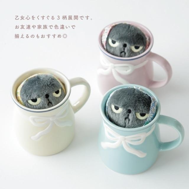 《預購》日本 - Angry Machiko 花柄圍巾鑰匙圈-細節圖3