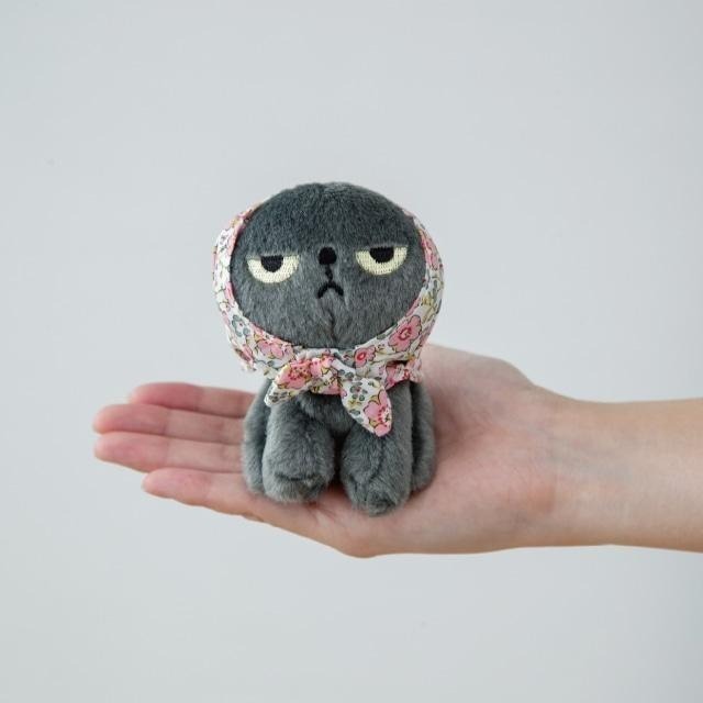 《預購》日本 - Angry Machiko 花柄圍巾鑰匙圈-細節圖5