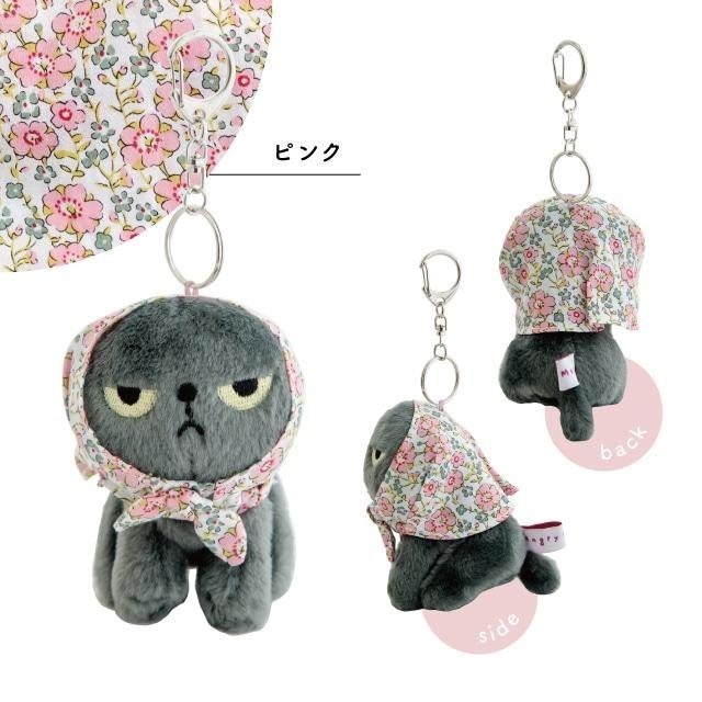 《預購》日本 - Angry Machiko 花柄圍巾鑰匙圈-細節圖6