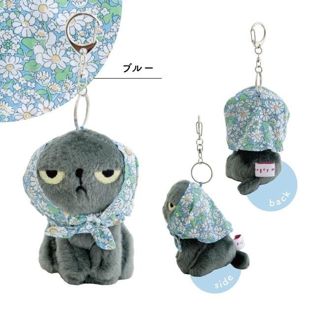 《預購》日本 - Angry Machiko 花柄圍巾鑰匙圈-細節圖9