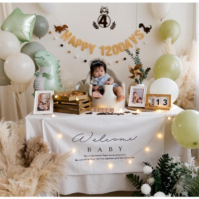 現貨｜收涎佈置 收涎儀式 龍寶寶 新生兒 收涎儀式居家佈置 四個月 收涎派對 寶寶收涎寫真 生日佈置｜GoGraphy-細節圖4