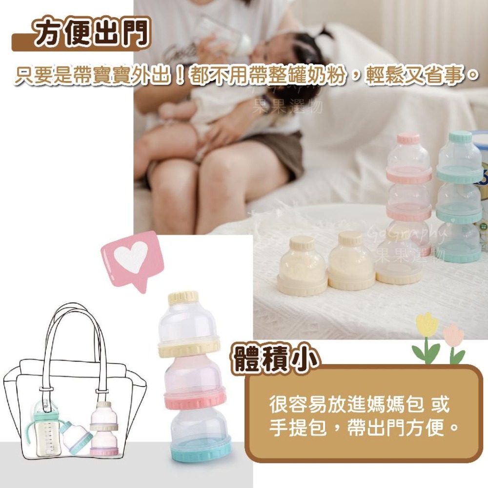 奶粉盒 奶粉罐 奶粉分裝罐 奶粉分裝盒 奶粉分裝 奶粉儲存罐 零食罐 奶粉定量分裝罐  分裝奶粉罐｜Gography-細節圖3