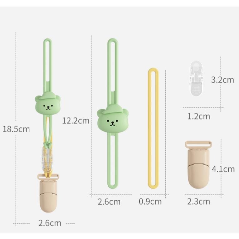 現貨｜防掉夾 奶嘴夾 雙頭 帽夾 多功能手帕夾 嬰兒食品級防掉鏈 紗布巾夾 口水巾夾 奶嘴鏈 寶媽必備｜GoGraphy-細節圖4