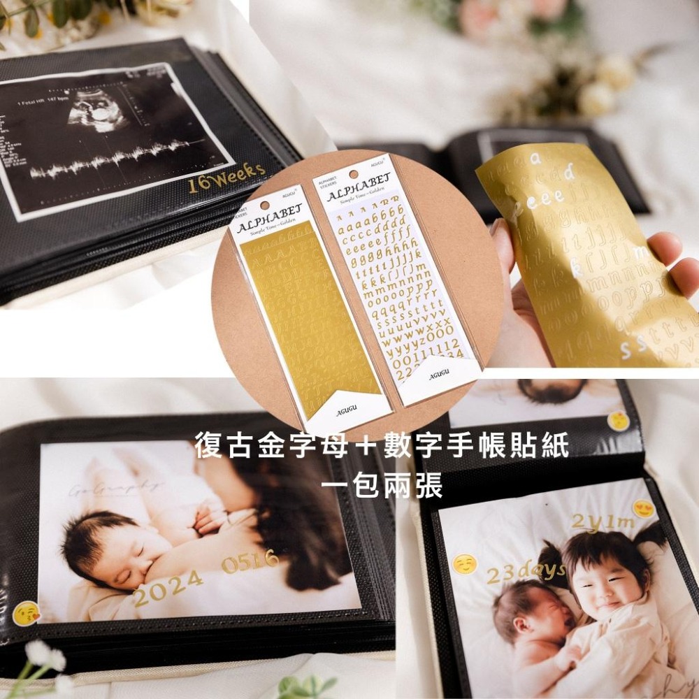 客製化 超音波相簿 母子手冊 懷孕日記 龍年寶寶 孕期紀錄 相本 照片紀錄本 手帳本 紀念相冊｜Gography-細節圖8