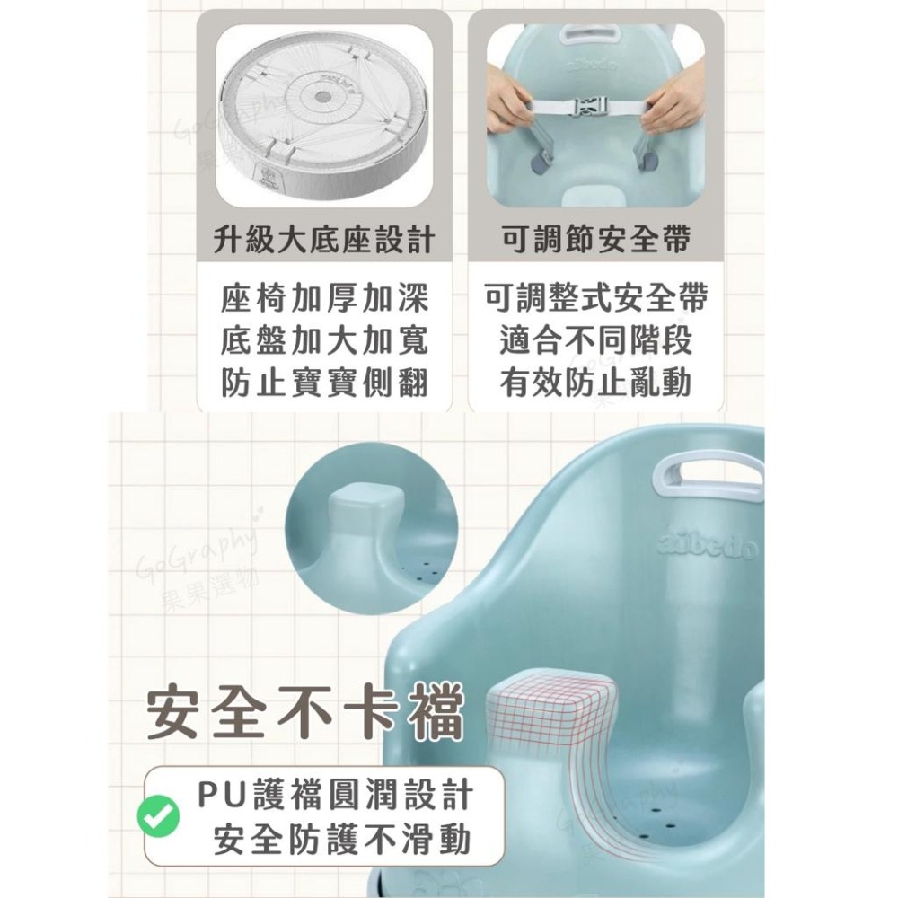 PU幫寶椅 寶寶椅 寶寶學坐椅 嬰兒椅 寶寶沙發 寶寶餐椅 愛貝多寶寶椅｜GoGraphy-細節圖7