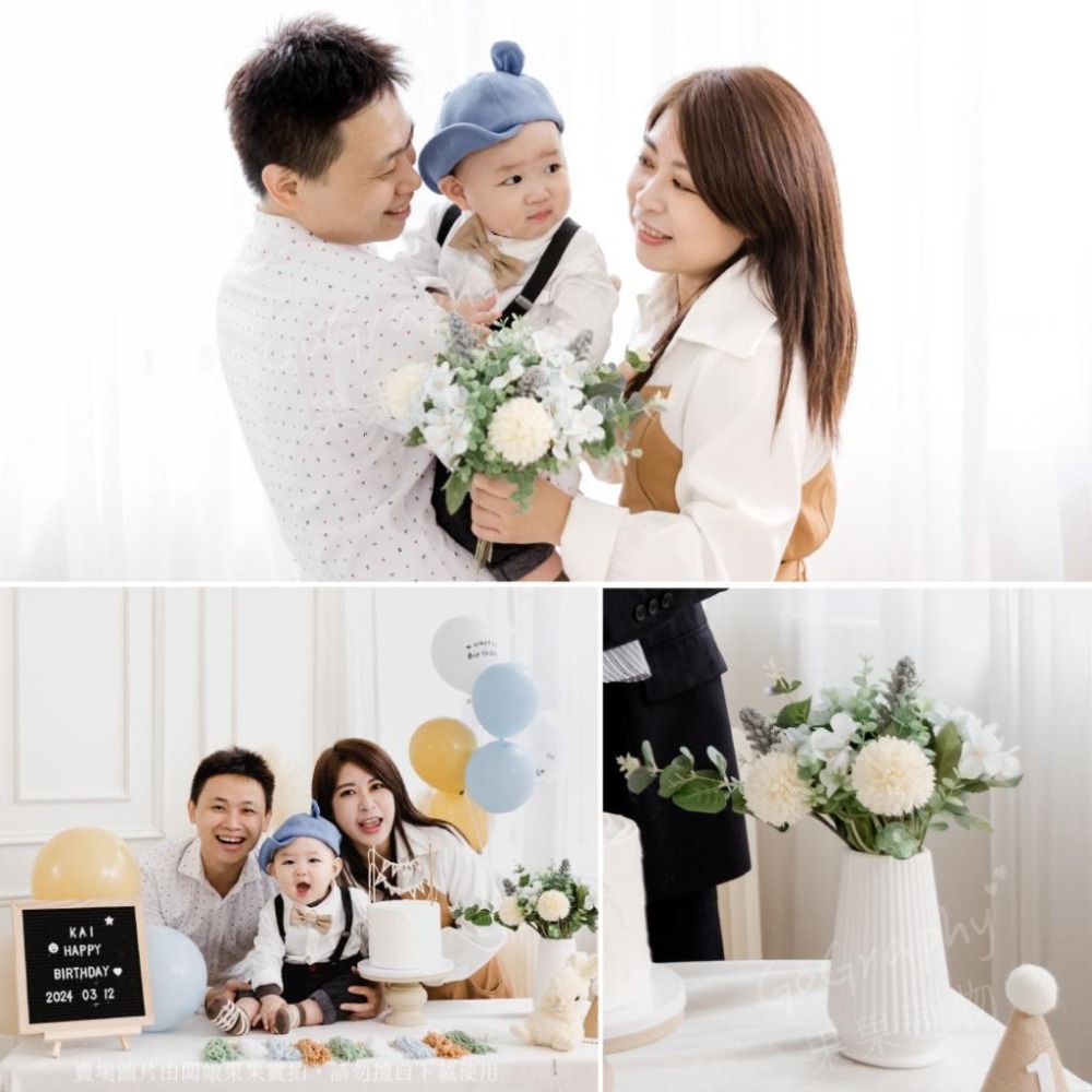 現貨｜多色 仿真花束 花瓶 仿真花 仿真花瓶組 居家佈置 派對佈置 拍照道具 桌上布置｜Gography-細節圖2