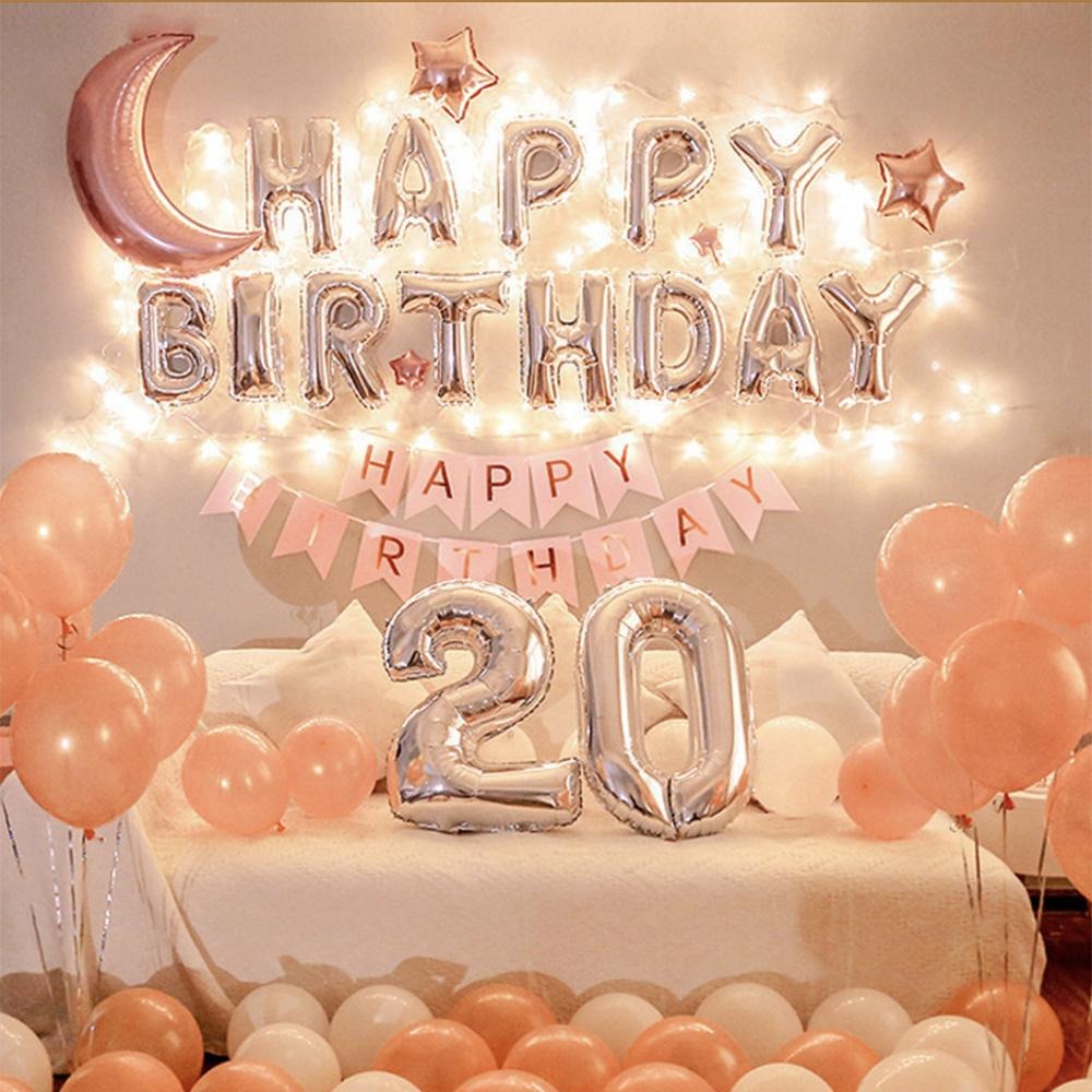 現貨｜16寸 HBD生日快樂 氣球派對 派對佈置 生日氣球 求婚 告白 生日派對 慶生 氣球佈置 派對｜Gography-細節圖3