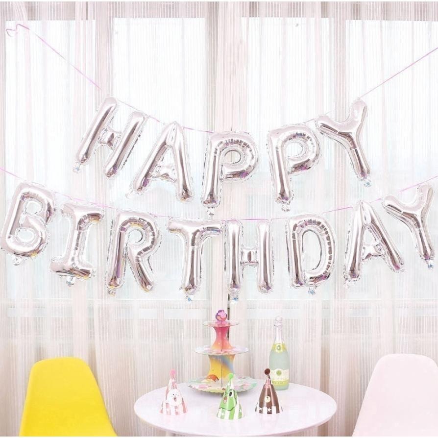 現貨｜16寸 HBD生日快樂 氣球派對 派對佈置 生日氣球 求婚 告白 生日派對 慶生 氣球佈置 派對｜Gography-細節圖4