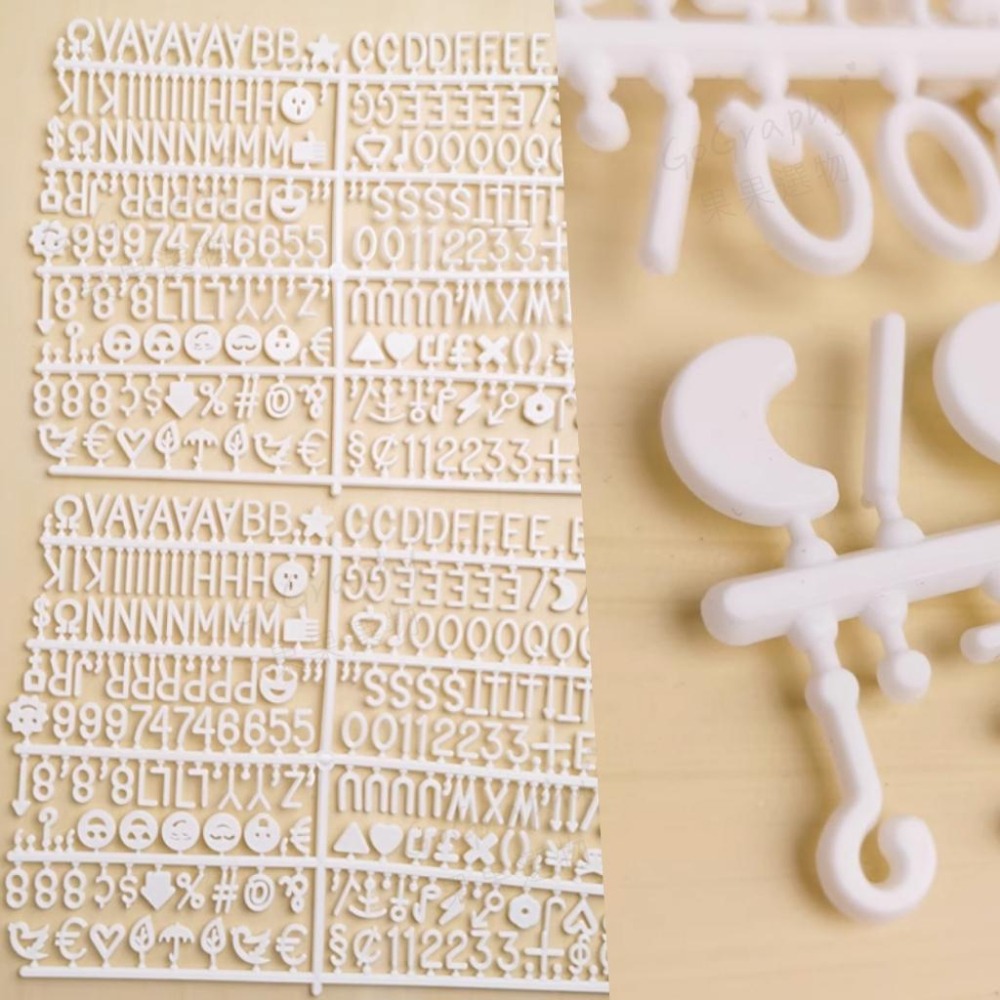 現貨秒出｜字母毛氈留言板 毛氈字母板 拼字板 留言板 簡約風 拍照道具 派對佈置 慶生 周歲｜GoGraphy-細節圖9