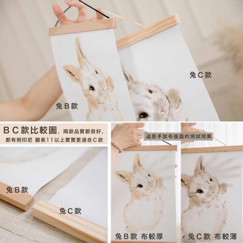 現貨｜腳印紀念掛畫 生肖 腳印掛畫 抓周 週歲紀念 兔寶 龍寶 滿月紀念 腳印DIY 抓周儀式 滿月禮｜GoGraphy-細節圖8