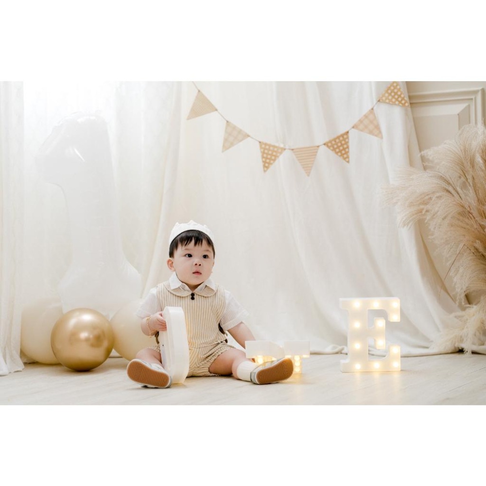 現貨｜高質感木質三角拉旗 生日掛旗 派對佈置 生日慶生 收涎佈置 拍照道具 周歲 牆上裝飾｜GoGraphy-細節圖3