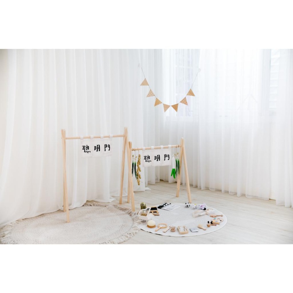 現貨｜聰明門 抓周道具 抓周儀式 寶寶抓周 羊毛氈 蔥 門框 聰明門布條 抓周布簾 花生 生日 地毯｜GoGraphy-細節圖8