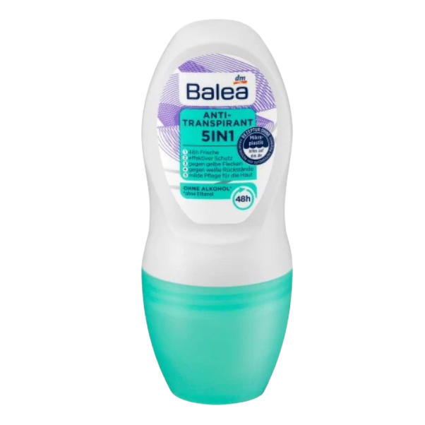 台灣現貨 德國 DM Balea 芭樂雅 體香滾珠 極致乾爽 除臭敏感 溫和 無香精 五合一 長效清新 止汗劑 滾珠瓶-細節圖2