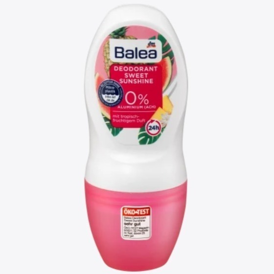 台灣現貨 德國 DM Balea 芭樂雅 體香滾珠 極致乾爽 除臭敏感 溫和 無香精 五合一 長效清新 止汗劑 滾珠瓶-規格圖6