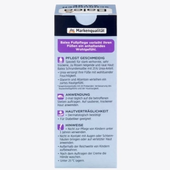台灣現貨 德國 dm Balea 足部龜裂護腳霜 修護龜裂 足霜 護足霜 去角質 裂紋軟膏 護足軟膏  50ml-細節圖3