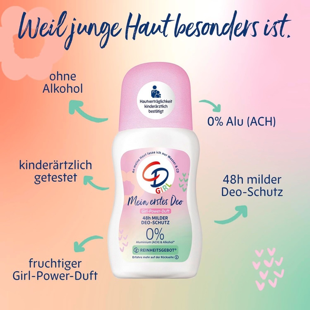 台灣現貨 德國 CD 女孩體香滾珠 蘆薈 桃子 止汗劑 滾珠瓶-細節圖3