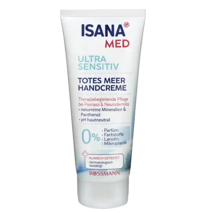 台灣現貨 德國 RossMann MED ISANA 護手霜 0香精 敏感 尿素 修復 保養 保濕  100ml-規格圖3
