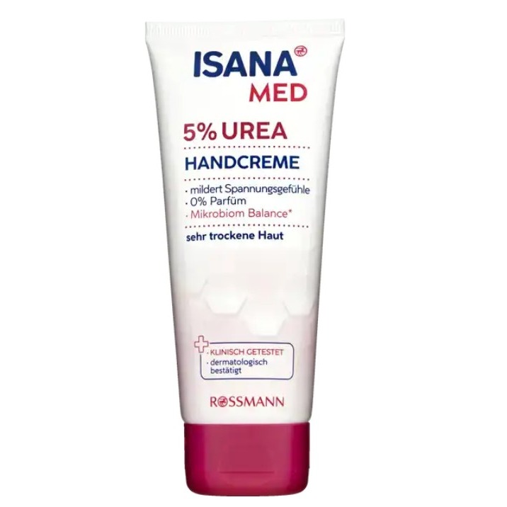 台灣現貨 德國 RossMann MED ISANA 護手霜 0香精 敏感 尿素 修復 保養 保濕  100ml-規格圖3