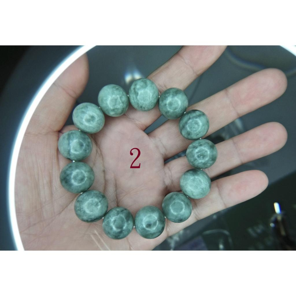 ㊣TiBi手趣㊣木行大咪數大顆粒大磁場15.5mm+-16mm天然油綠溫柔綠岫玉素串手串手圍17-17.5CM-細節圖5
